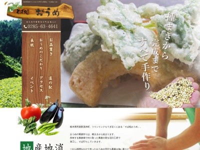 そば処 おうめ(日本、〒321-3534栃木県芳賀郡芳賀郡茂木町青梅３６７)