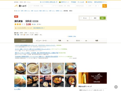 ランキング第4位はクチコミ数「266件」、評価「3.32」で「すしうどん 源氏家族 沼田店」