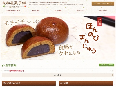 大和屋菓子舗のクチコミ・評判とホームページ