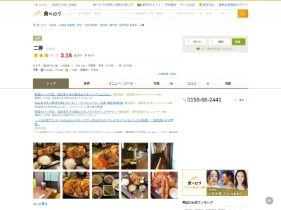 ランキング第1位はクチコミ数「98件」、評価「4.61」で「二善」