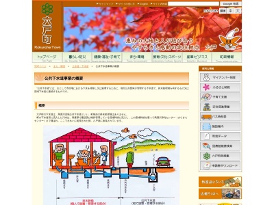六戸町 建設下水道課(日本、〒039-2371青森県上北郡六戸町犬落瀬前谷地６０)
