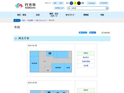 行方市 麻生庁舎(日本、〒311-3832 茨城県行方市麻生1561−9)